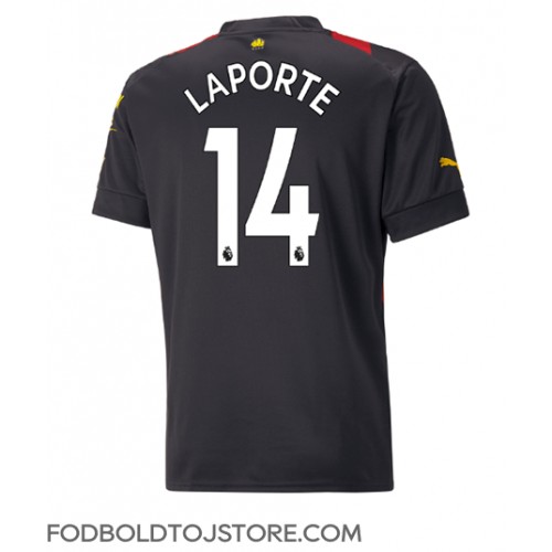 Manchester City Aymeric Laporte #14 Udebanetrøje 2022-23 Kortærmet